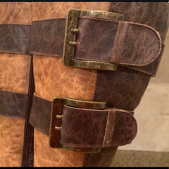 TWO LIPS Pandi Platform Buckle Boots, Size 9-1/2 - Picture 10 of 13